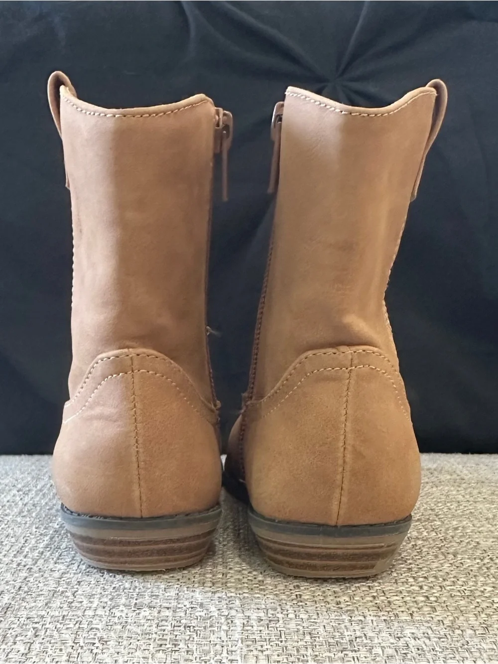 Source Unknown Tan Floral Kids Western Boots